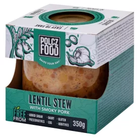 Mâncare de linte cu ceafă afumată