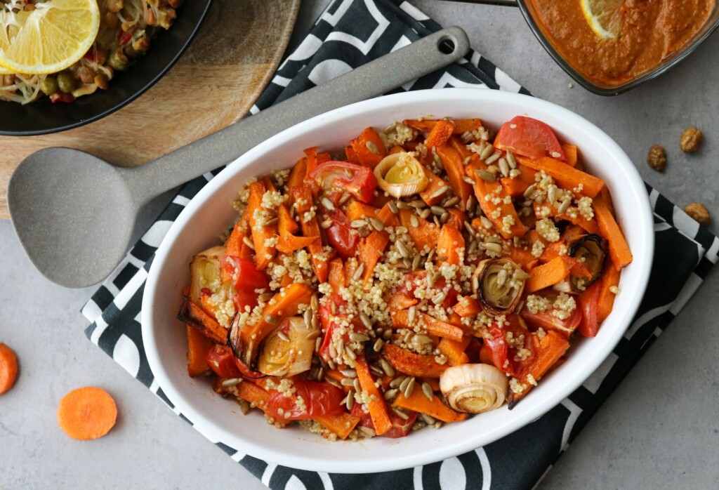 salată caldă veganuary