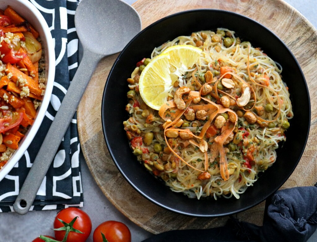 salată de paste veganuary